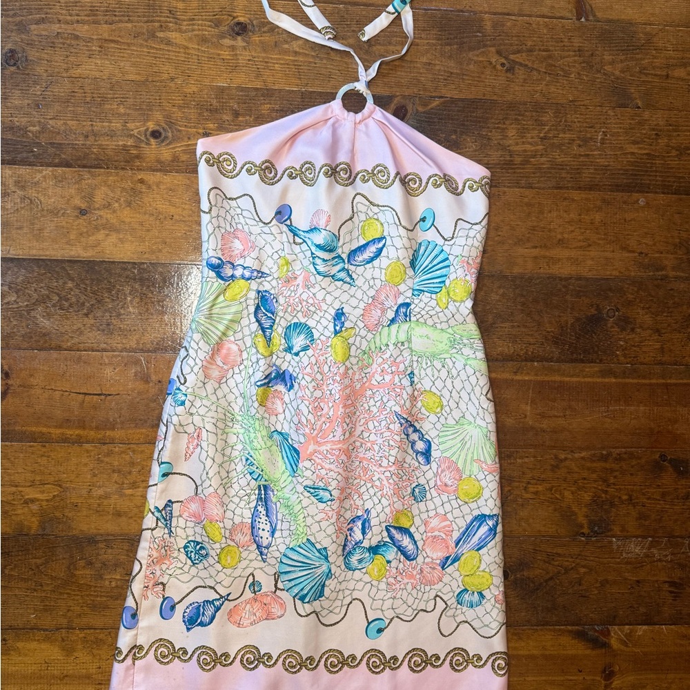 J. McLaughlin Nautical Silk Dress